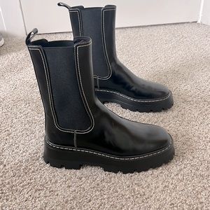 H&M Chunky Platform Boots (Brand New)